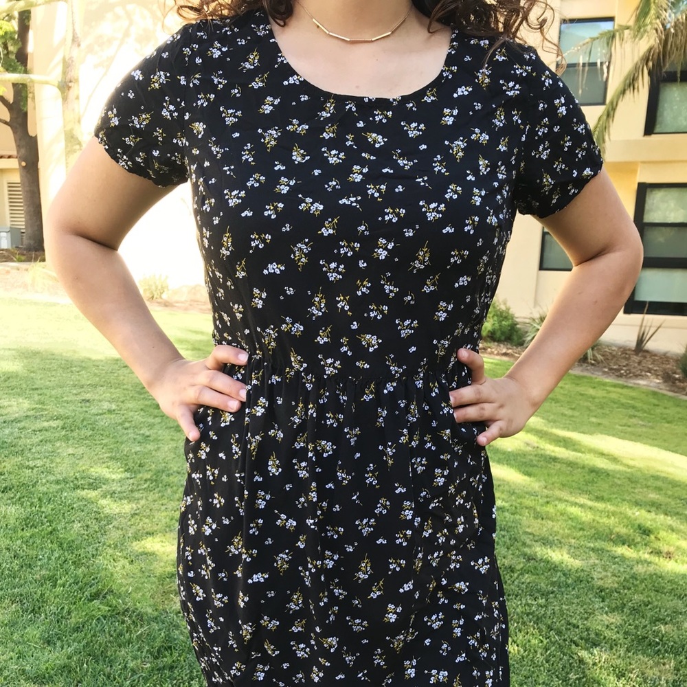 Moody Floral Dress